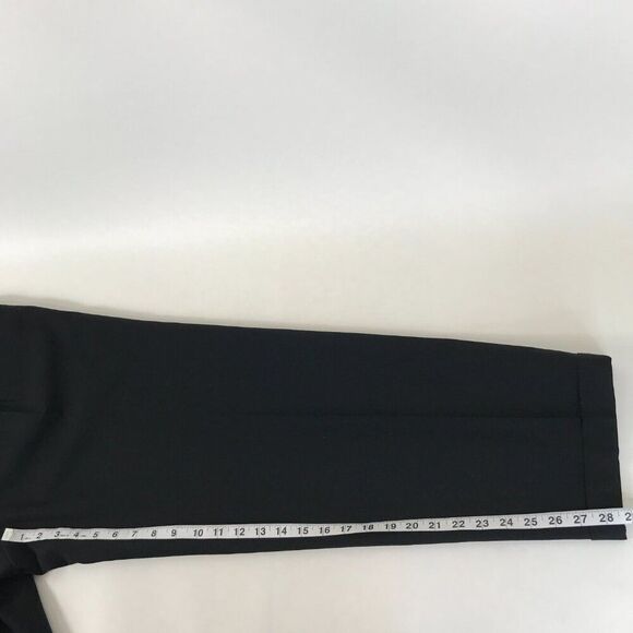 Vintage L.L. Bean High Rise Wool Trousers Women's Size 12 Black Straight Leg USA - Picture 7 of 9